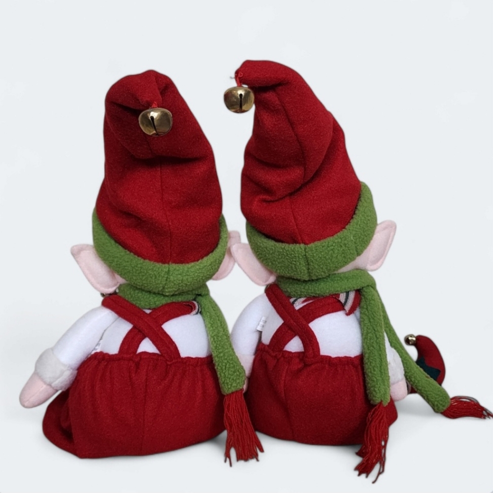 Adorable Vintage Christmas Elves - Set of 2 - Picture 6 of 15